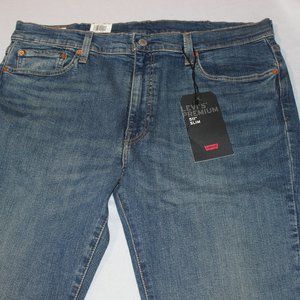 Levi's Men's Cotton Blue Denim 5-Pocket Slim 511 Jeans Size 38W x 34L